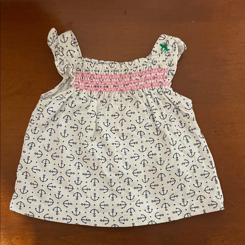 Carter's Baby Dress with Anchor Print